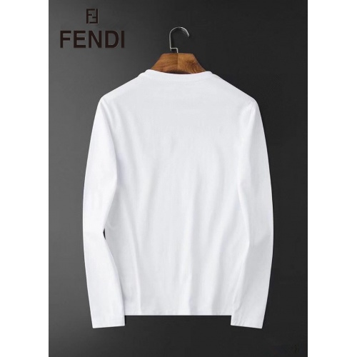 Replica Fendi T-Shirts Long Sleeved For Men #923816 $35.00 USD for Wholesale
