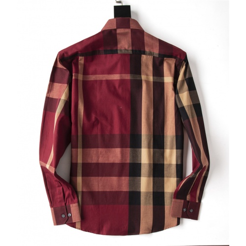 Replica Burberry Shirts Long Sleeved For Men #923938 $36.00 USD for Wholesale