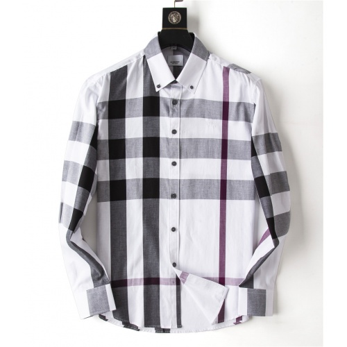 Burberry Shirts Long Sleeved For Men #923956 $34.00 USD, Wholesale Replica Burberry Shirts