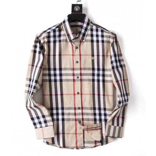 Burberry Shirts Long Sleeved For Men #923962 $34.00 USD, Wholesale Replica Burberry Shirts