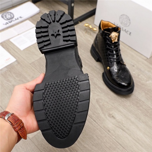 Replica Versace Boots For Men #924066 $96.00 USD for Wholesale