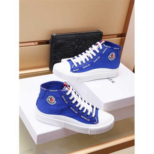 Replica Moncler High Tops Shoes For Men #924087 $85.00 USD for Wholesale