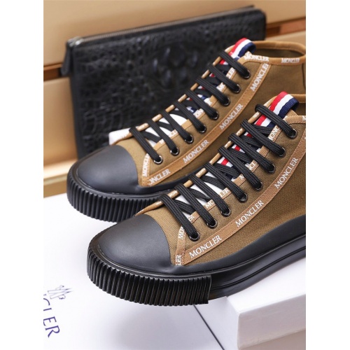Replica Moncler High Tops Shoes For Men #924089 $85.00 USD for Wholesale