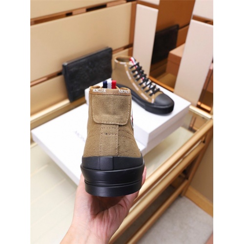 Replica Moncler High Tops Shoes For Men #924089 $85.00 USD for Wholesale