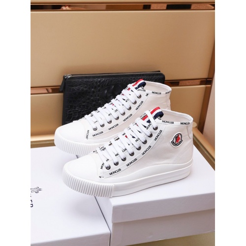 Replica Moncler High Tops Shoes For Men #924091 $85.00 USD for Wholesale