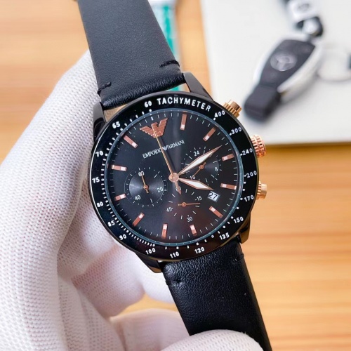 Armani Watches For Men #924093 $35.00 USD, Wholesale Replica Armani Watches