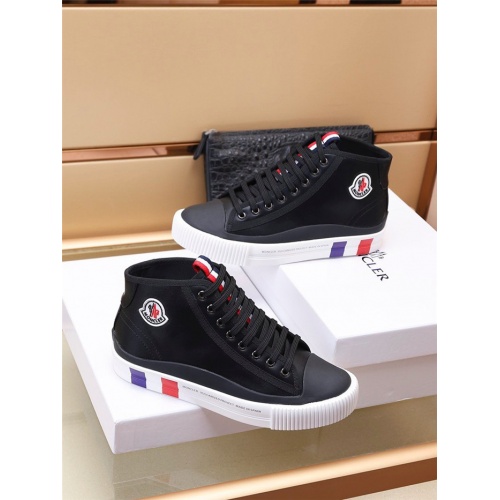 Replica Moncler High Tops Shoes For Men #924097 $88.00 USD for Wholesale