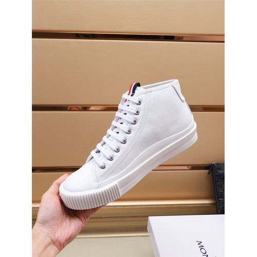 Replica Moncler High Tops Shoes For Men #924098 $88.00 USD for Wholesale