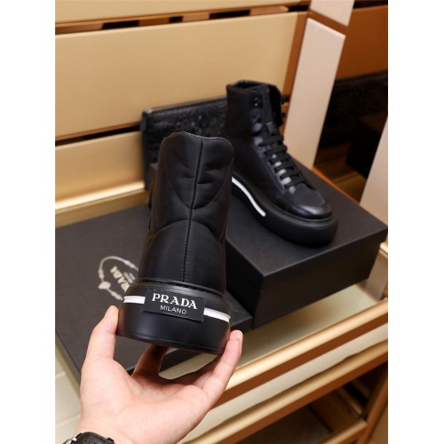 Replica Prada High Tops Shoes For Men #924101 $88.00 USD for Wholesale
