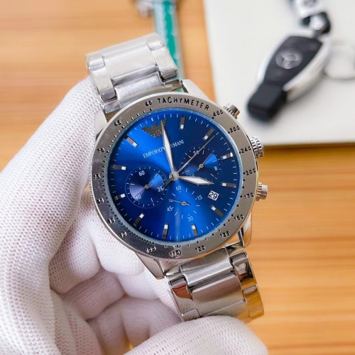 Armani Watches For Men #924104 $39.00 USD, Wholesale Replica Armani Watches