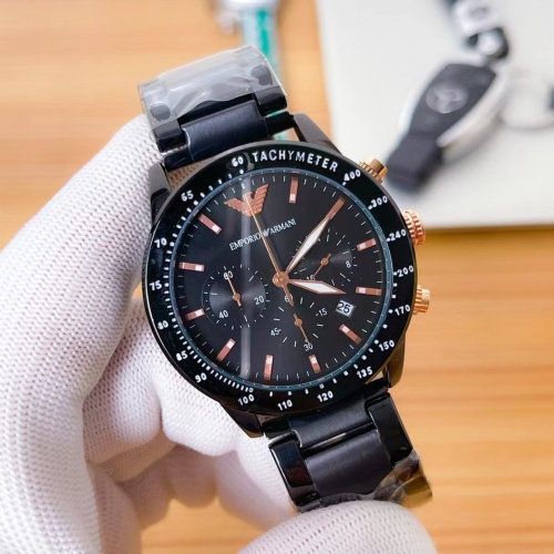 Armani Watches For Men #924110 $40.00 USD, Wholesale Replica Armani Watches