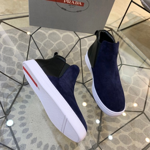 Replica Prada High Tops Shoes For Men #924331 $76.00 USD for Wholesale