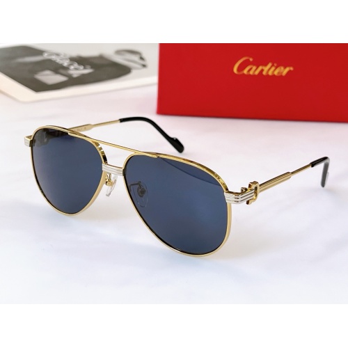 Cartier AAA Quality Sunglassess #924372 $64.00 USD, Wholesale Replica Cartier AAA Quality Sunglassess