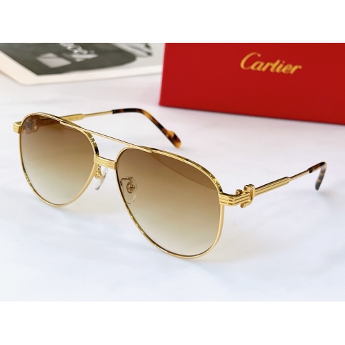 Cartier AAA Quality Sunglassess #924374 $64.00 USD, Wholesale Replica Cartier AAA Quality Sunglassess
