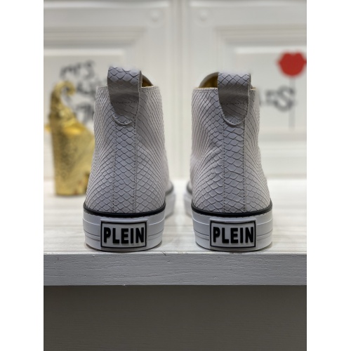 Replica Philipp Plein PP High Tops Shoes For Men #924376 $108.00 USD for Wholesale