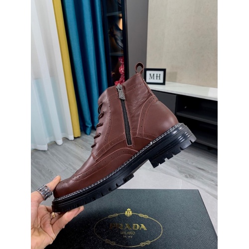 Replica Prada Boots For Men #924387 $102.00 USD for Wholesale