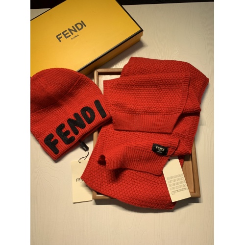 Replica Fendi Woolen Hats & scarf #924475 $52.00 USD for Wholesale