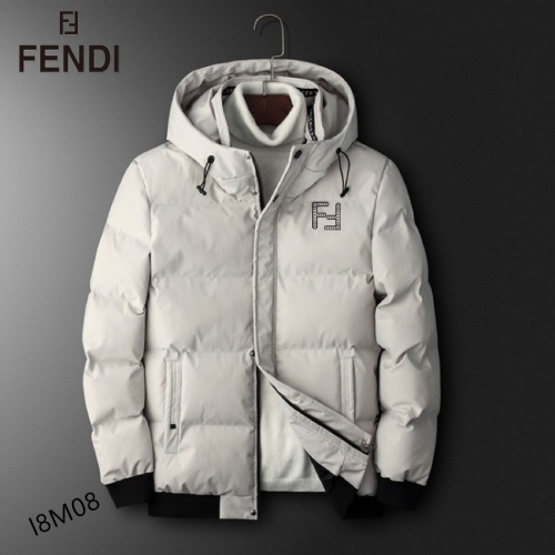 Fendi Down Feather Coat Long Sleeved For Men #924513 $72.00 USD, Wholesale Replica Fendi Down Feather Coat