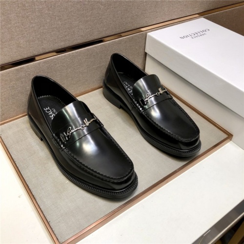 Versace Leather Shoes For Men #924580