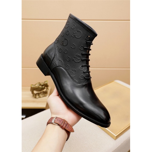 Replica Salvatore Ferragamo Boots For Men #924593 $115.00 USD for Wholesale