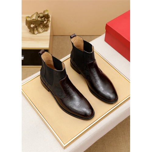 Salvatore Ferragamo Boots For Men #924594 $115.00 USD, Wholesale Replica Salvatore Ferragamo Boots