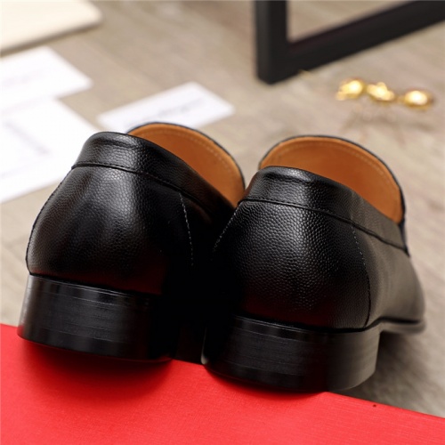 Replica Salvatore Ferragamo Leather Shoes For Men #924645 $82.00 USD for Wholesale
