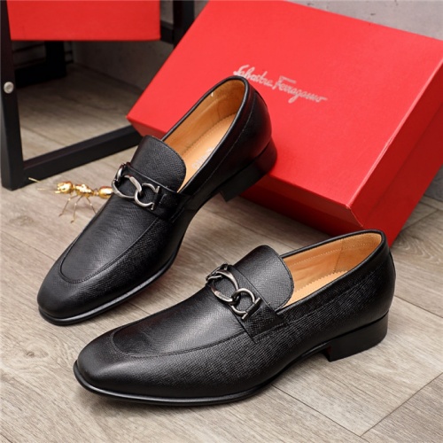 Salvatore Ferragamo Leather Shoes For Men #924646 $82.00 USD, Wholesale Replica Salvatore Ferragamo Leather Shoes