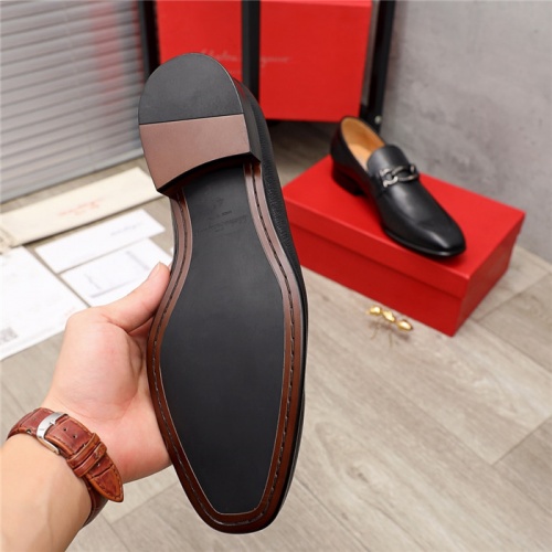 Replica Salvatore Ferragamo Leather Shoes For Men #924646 $82.00 USD for Wholesale