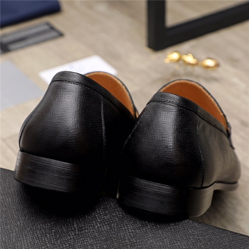 Replica Prada Leather Shoes For Men #924661 $82.00 USD for Wholesale
