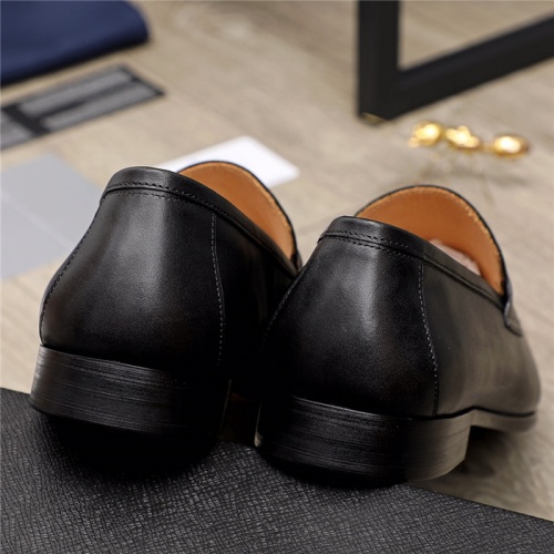 Replica Prada Leather Shoes For Men #924662 $82.00 USD for Wholesale