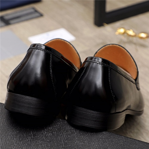 Replica Prada Leather Shoes For Men #924664 $82.00 USD for Wholesale