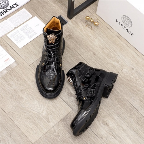 Replica Versace Boots For Men #924688 $96.00 USD for Wholesale