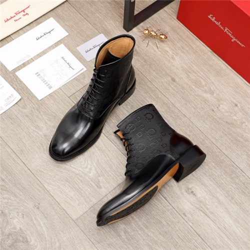 Replica Salvatore Ferragamo Boots For Men #924691 $98.00 USD for Wholesale