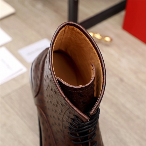 Replica Salvatore Ferragamo Boots For Men #924692 $98.00 USD for Wholesale