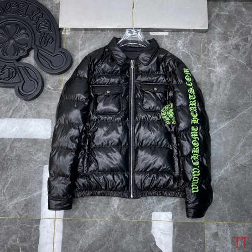 Replica Chrome Hearts Down Feather Coat Long Sleeved For Men #925023 $130.00 USD for Wholesale