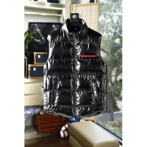 Prada Down Feather Coat Sleeveless For Men #925089 $76.00 USD, Wholesale Replica Prada Down Feather Coat