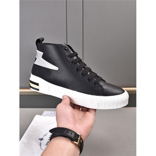 Replica Prada High Tops Shoes For Men #925108 $82.00 USD for Wholesale