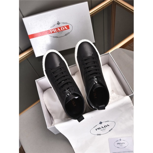 Replica Prada High Tops Shoes For Men #925108 $82.00 USD for Wholesale