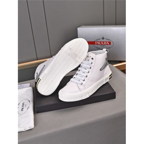 Replica Prada High Tops Shoes For Men #925109 $82.00 USD for Wholesale