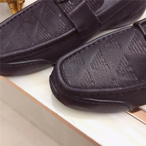 Replica Armani Leather Shoes For Men #925164 $76.00 USD for Wholesale