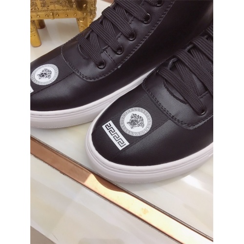 Replica Versace High Tops Shoes For Men #925195 $82.00 USD for Wholesale