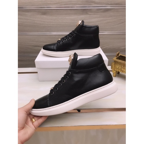 Replica Versace High Tops Shoes For Men #925197 $82.00 USD for Wholesale