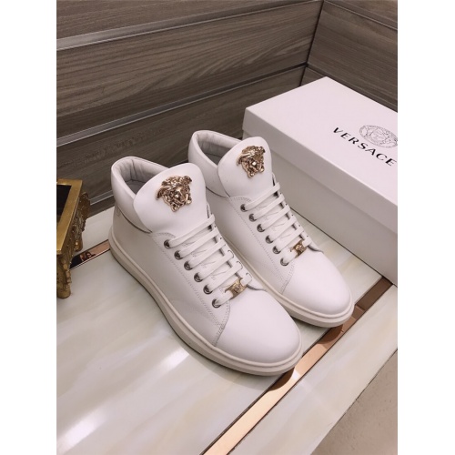 Versace High Tops Shoes For Men #925198