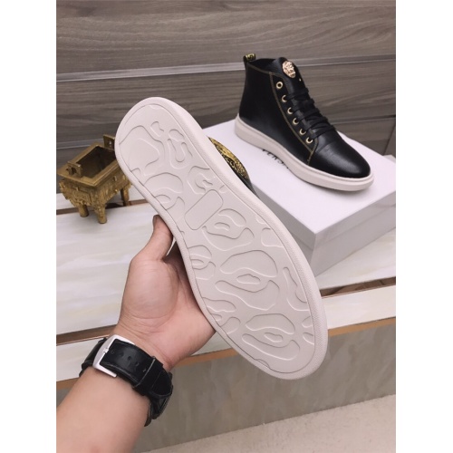 Replica Versace High Tops Shoes For Men #925199 $82.00 USD for Wholesale