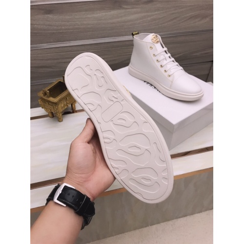 Replica Versace High Tops Shoes For Men #925200 $82.00 USD for Wholesale