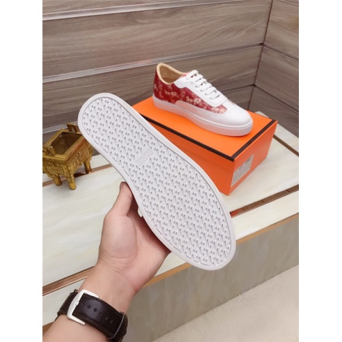Replica Hermes Casual Shoes For Men #925214 $76.00 USD for Wholesale