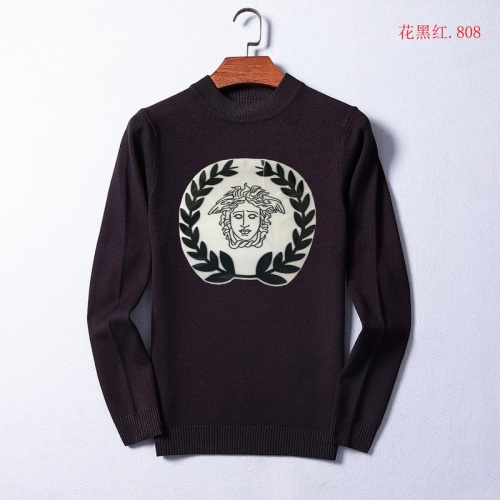 Versace Sweaters Long Sleeved For Men #925346 $40.00 USD, Wholesale Replica Versace Sweaters