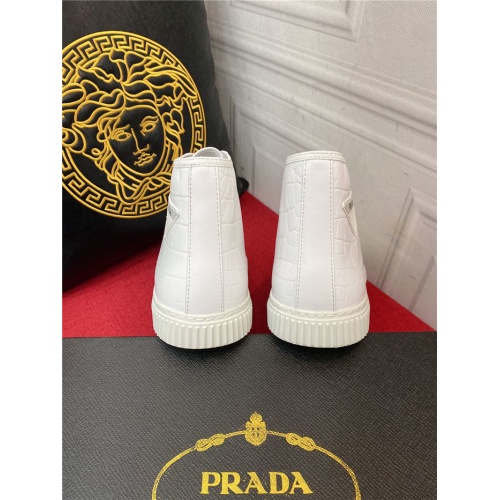 Replica Prada High Tops Shoes For Men #925446 $82.00 USD for Wholesale
