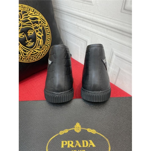Replica Prada High Tops Shoes For Men #925447 $82.00 USD for Wholesale