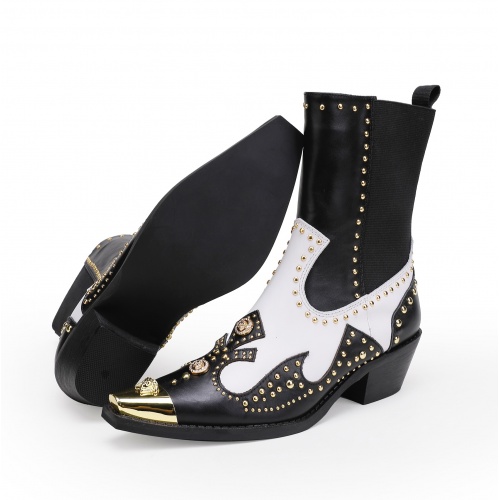 Replica Versace Boots For Women #925709 $125.00 USD for Wholesale